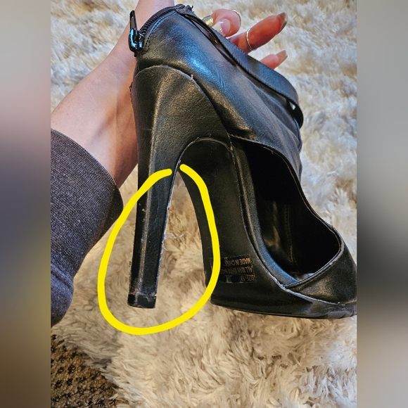 Charlotte Russe Peep Toe Heels - Picture 9 of 16